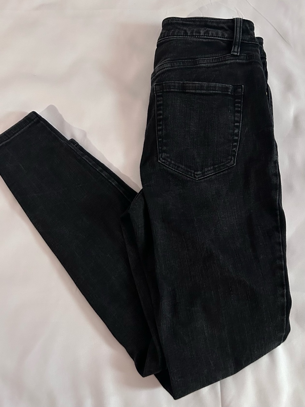 INC  International Concepts Denim Black Skinny Jeans Size 6/28
